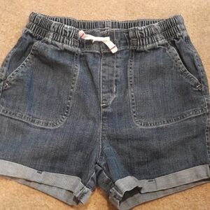 jumping beans Dark Blue Denim Elastic-Waist Jean Shorts, Girls Size 12